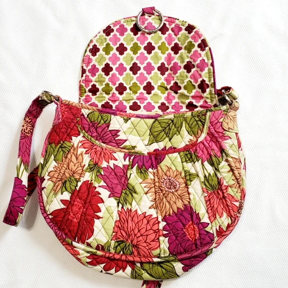 Vera Bradley Hello Dahlia Quilted Crossbody Bag - Picture 5 of 10